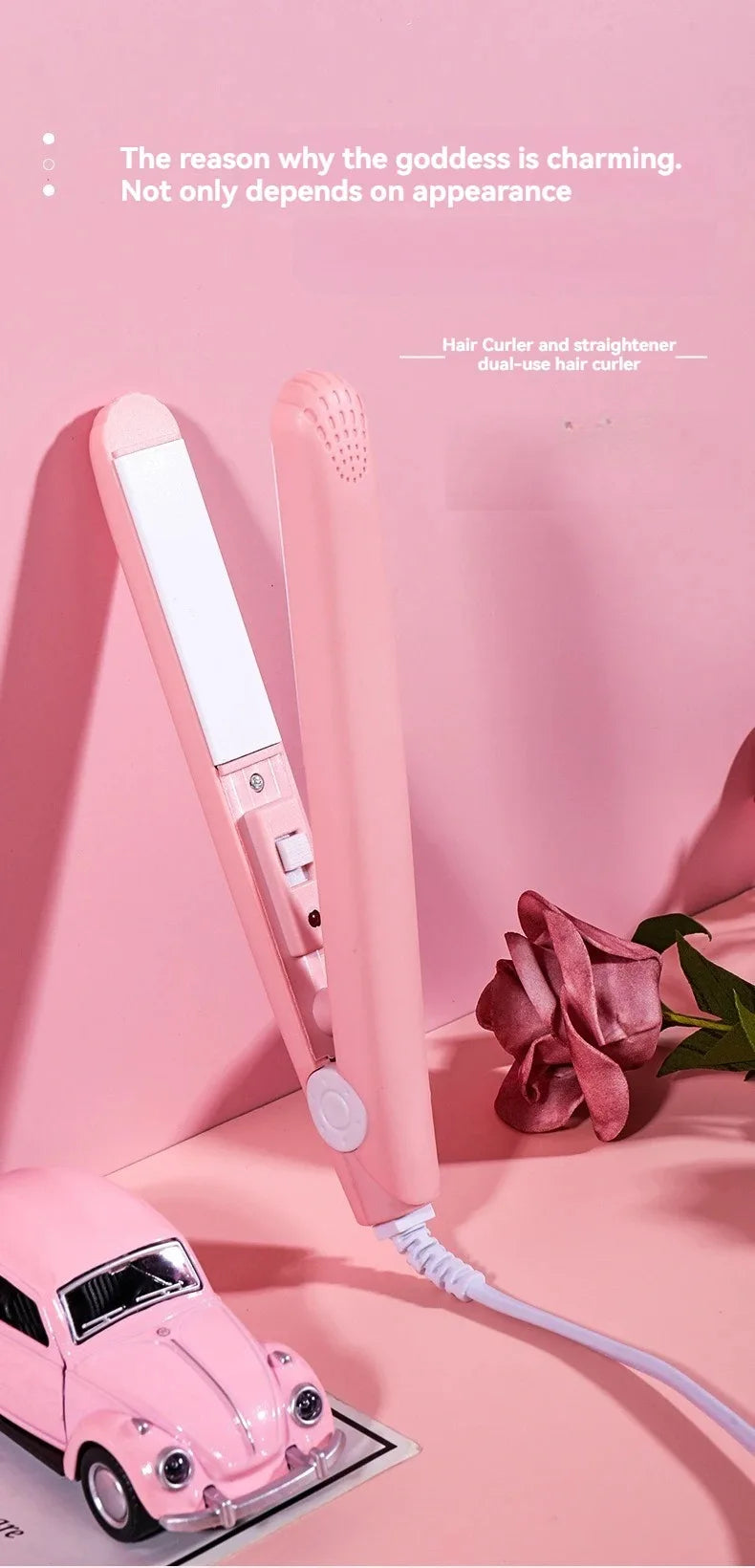 Cartoria™ Mini Hair Curler and Straightening