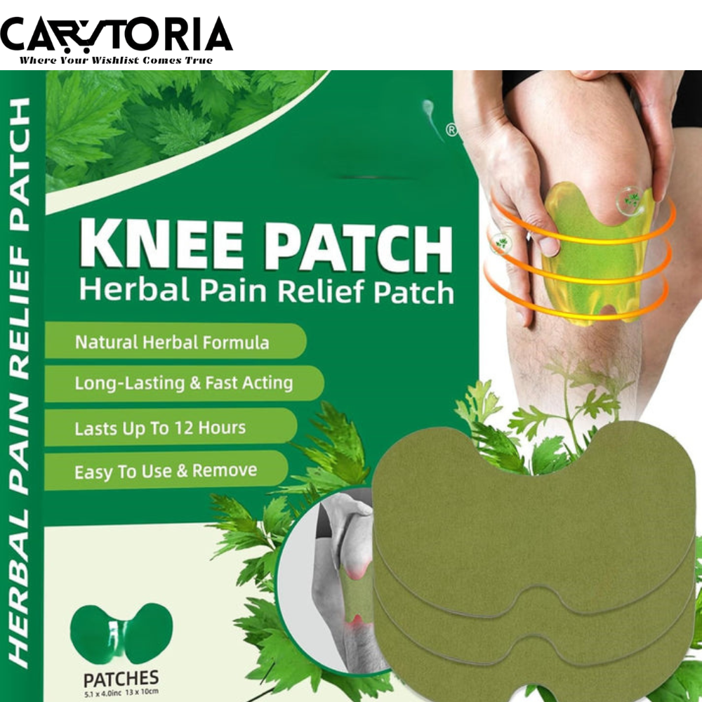 Cartoria™ Organic Knee, Joint Muscle Pain Relief Patches