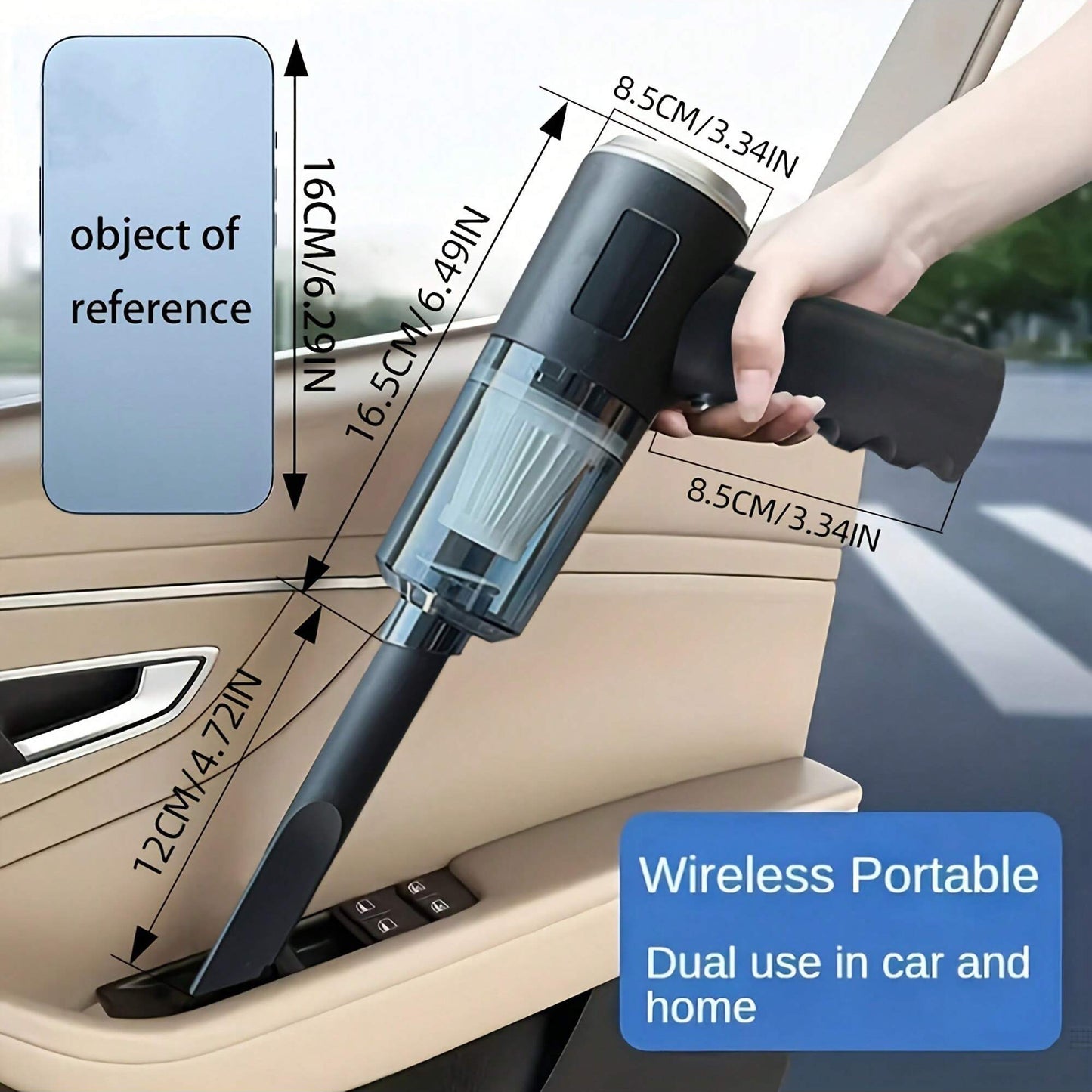 CARTORIA™ 3 In 1 Vacum Cleaner USB Charging  MULtifunctional Vacum Cleaner