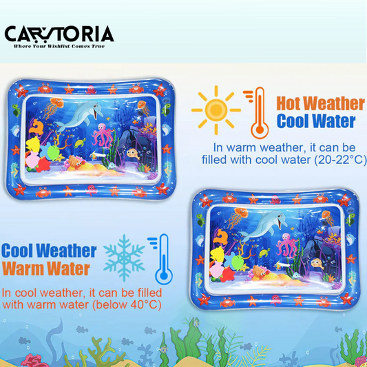 Cartoria™ Summer Inflatable PVC Playing  Baby Water Mat Toddler Pad